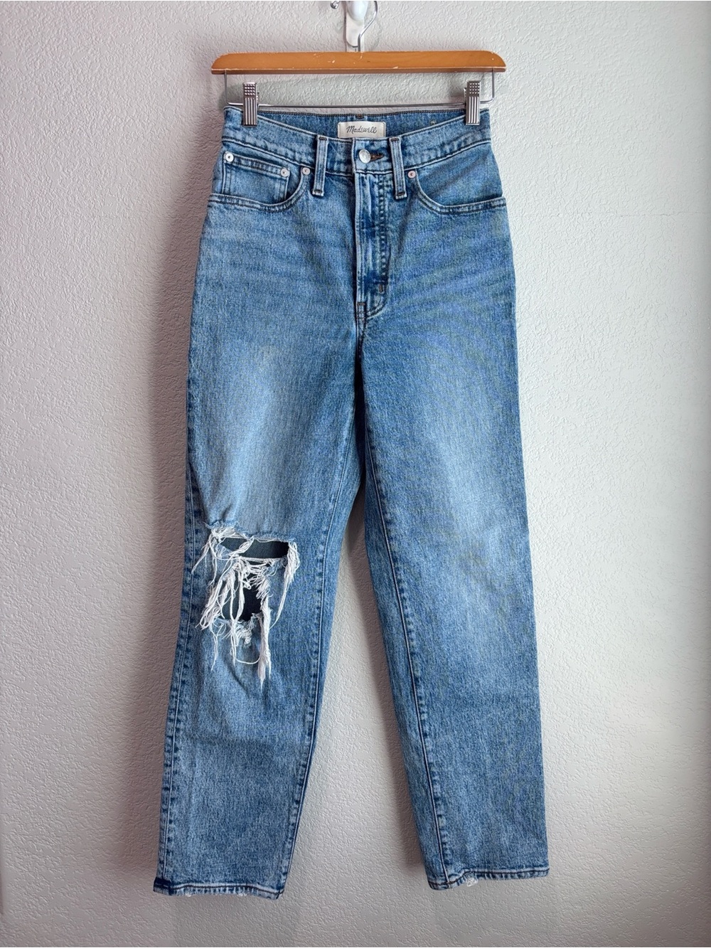 Madewell The Perfect Vintage Straight Jean Blue Jeans Women’s Size 24 Waist